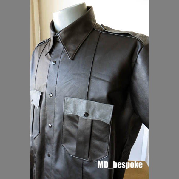 Black and grey policeshirt 600